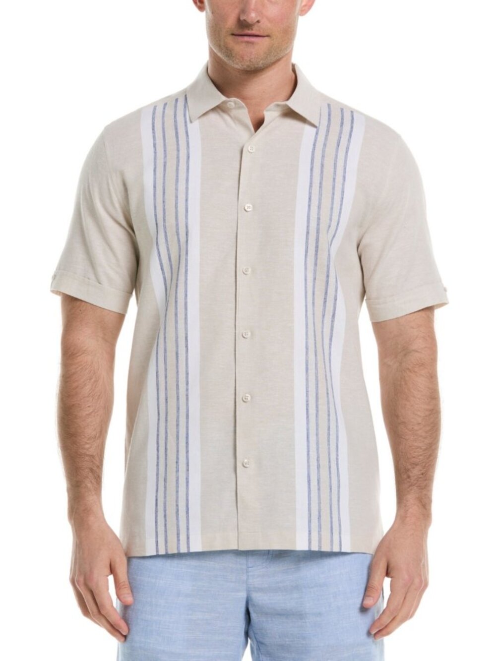 Cubavera men's short sleeve button up shirt.   NWT